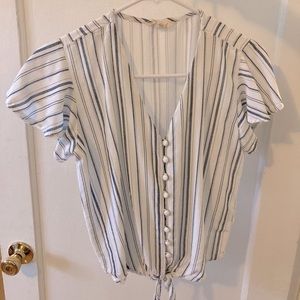 Sim & Sam Striped Blouse - Size Small
